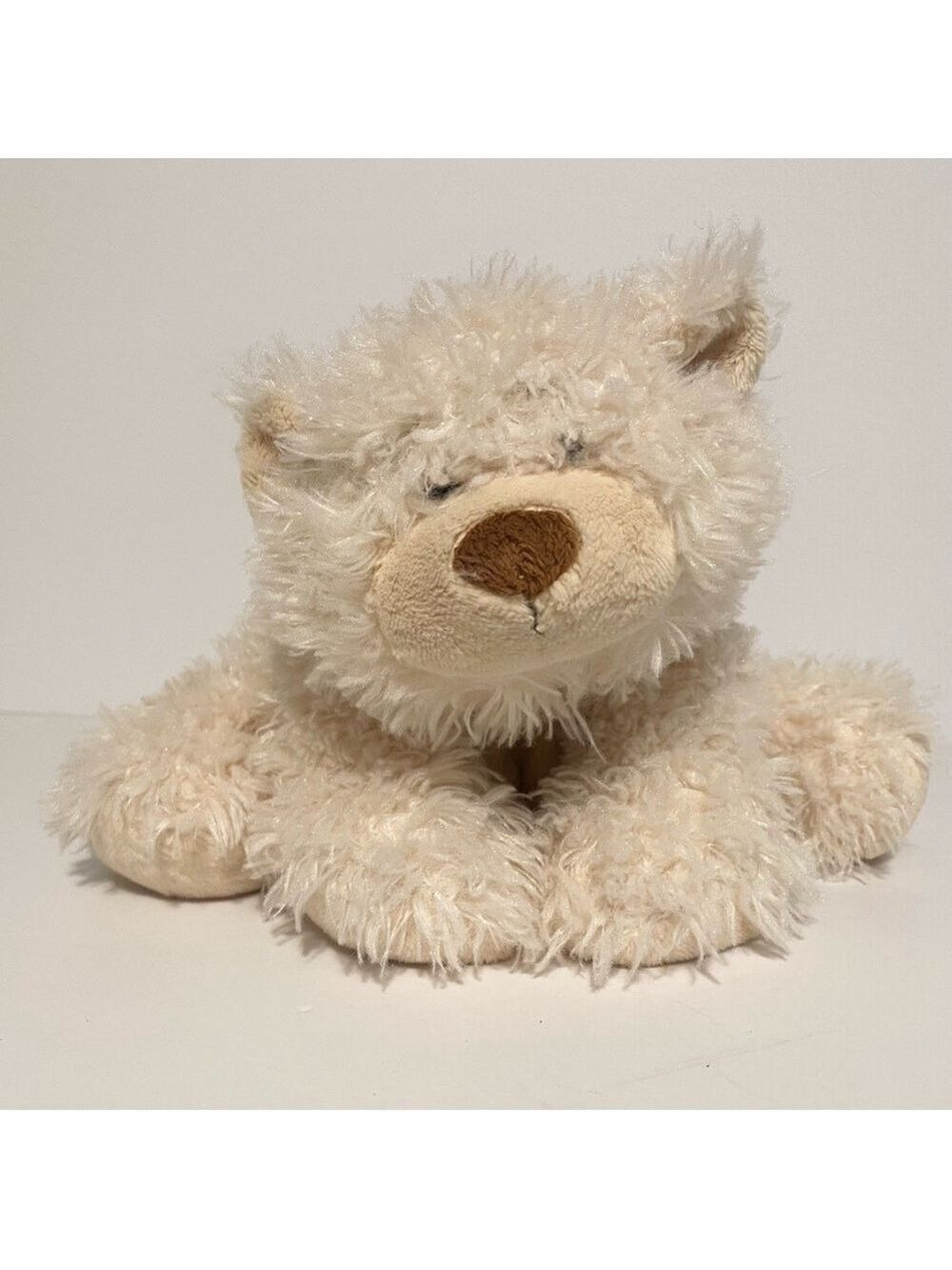 Ganz Flopimals Bear Plush Hug Me Stuffed Animal Tan Cream Soft Floppy Cuddle Toy
